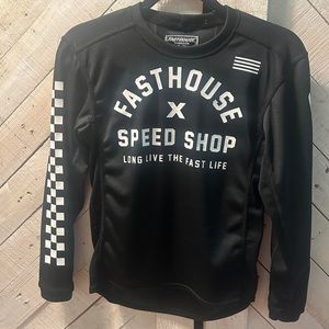 Boys size medium fasthouse jersey